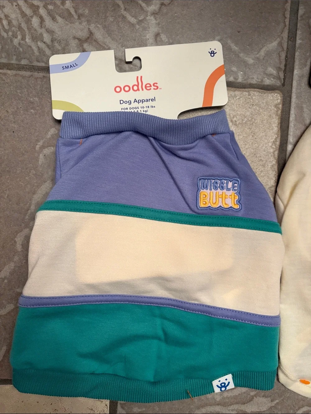 New lot six pieces of dog clothing, dog shirts size small fits 10 to 18 LBS